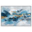 «Ocean Foil II», reproduction d'art acrylique encadrée bleue et dorée par Art Remedy, cadre noir, 30 x 20-1808215169-1808215410