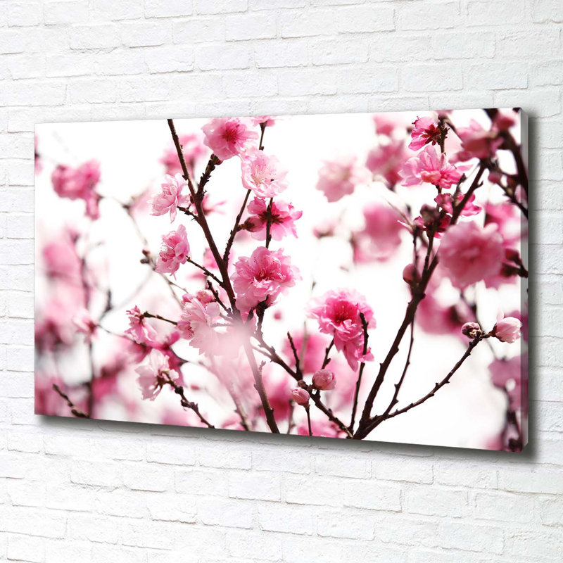 Plum Blossom - Wrapped Canvas Print