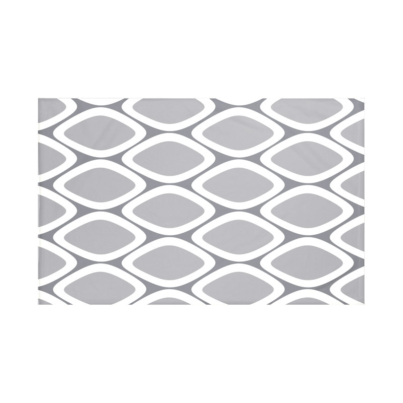 Pebbles Throw Blanket, 60" L x 50" W, Classic Gray (Dark Gray/Gray)