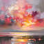 « rose cumulus study i », impression sur toile-21468419-74647218-74647223