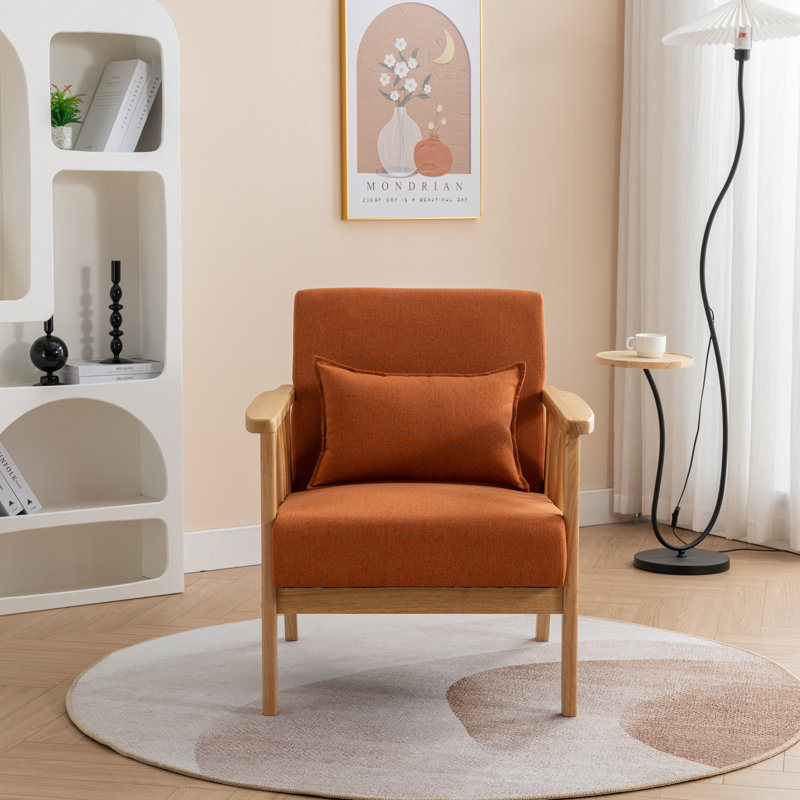 Fauteuil Kialie, Lin orange