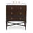 Reeded 28.5'' Single Bathroom Vanity with Marble Top