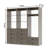 Modular Walk in Closet Organizer System with a rod,7 shelves and 10 drawers-2018076139