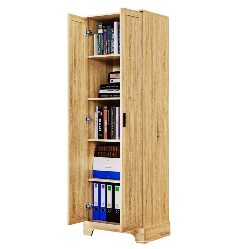 Storage Cabinet with Two Doors for Bathroom, Natural
