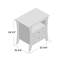 Fuhrman 60cm W Manufactured Wood Bedside Table