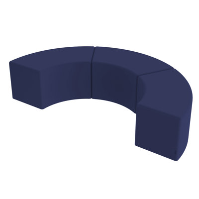 Pro Series Upholstered S Curve Ottoman, 3-Pack