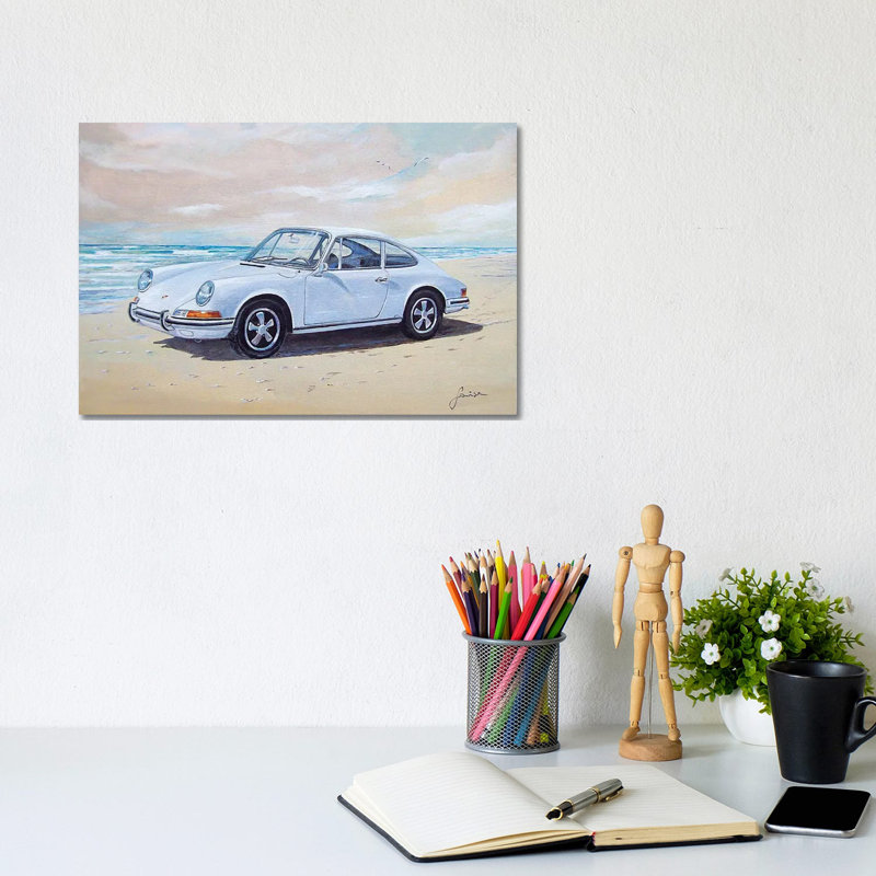 1967 Porsche 911 S Coupe by Sinisa Saratlic - Wrapped Canvas Gallery-Wrapped Canvas Giclée