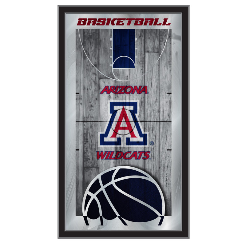 « basket mirror », impression encadrée NCAA, Arizona