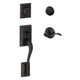 Addison Handleset with Deadbolt and Accent Door and Rosette