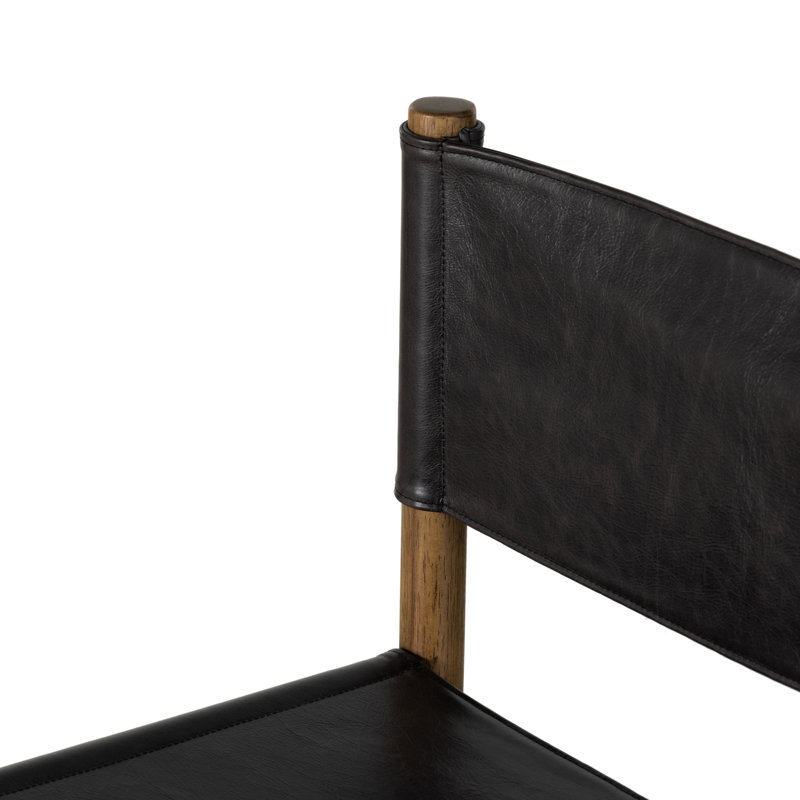 Kena Stool-Sonoma Black-Counter, Bar Stool (30.5" Seat Height), Vintage Natural, Black