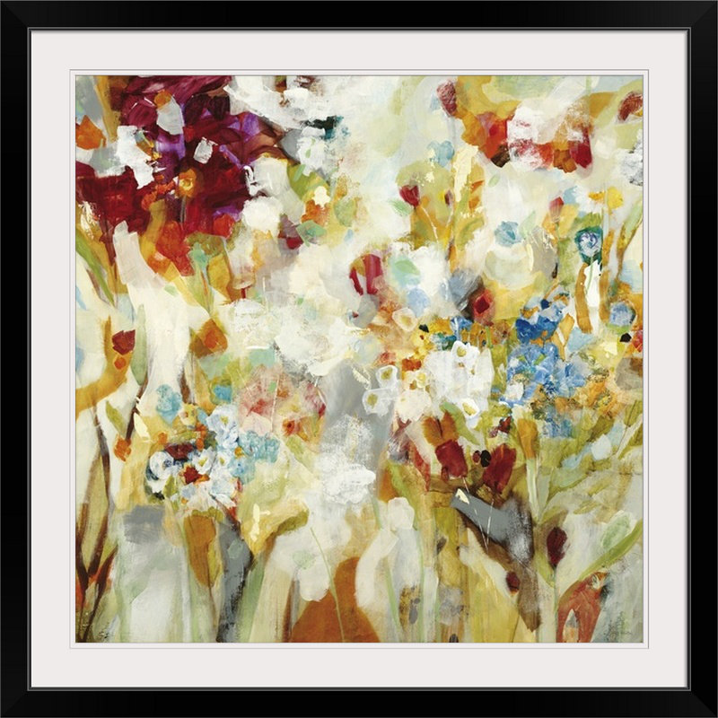 «Glensperth Piquant» par Jill Martin, reproduction d'art, Cadre noir, H 32 po x l 32 po x P 1 po