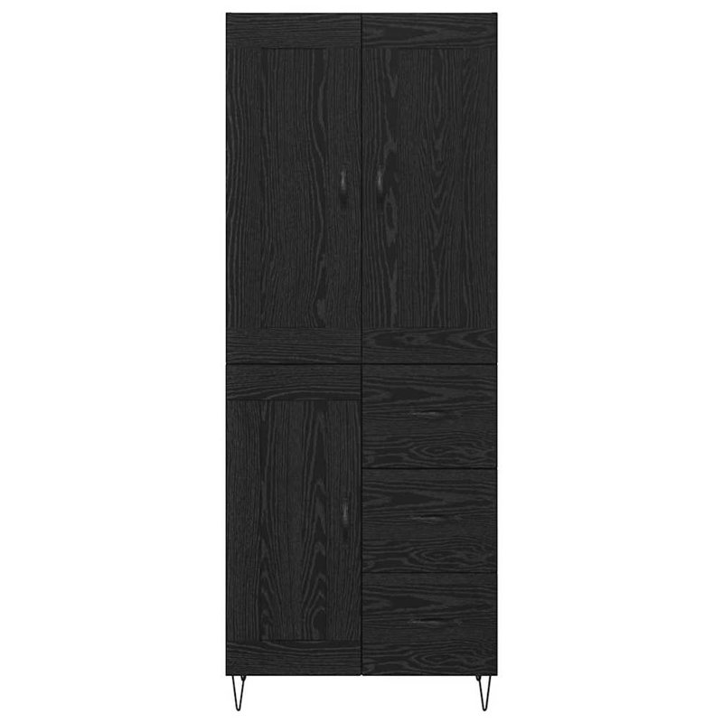 69.5cm Sideboard, Black Oak
