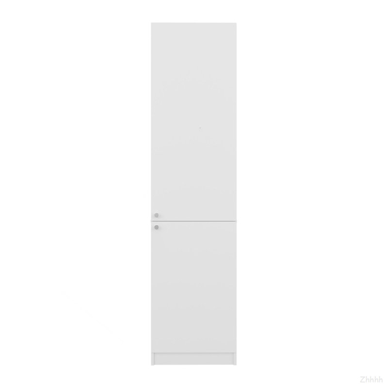 White Storage Cabinet with 5 Shelf