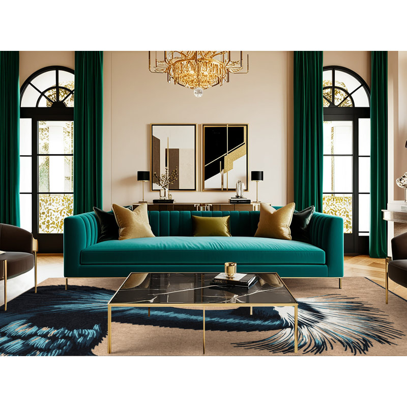  Tapis lavable à deux crêtes Cormorant, Rectangle 5 pi x 7 pi