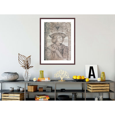 «Maximilian I Emperor of Allemagne (1459-1519)» par Albrecht Dürer, impression giclée encadrée