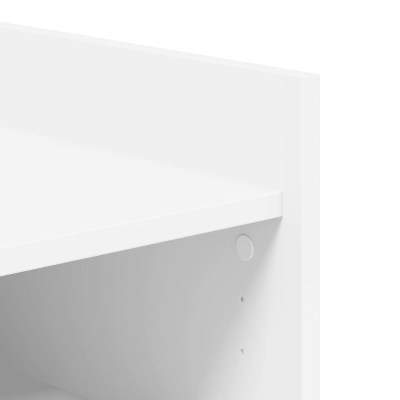 10 Pair Shoe Storage Cabinet, White
