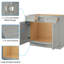 Meuble-lavabo de salle de bain Shaker