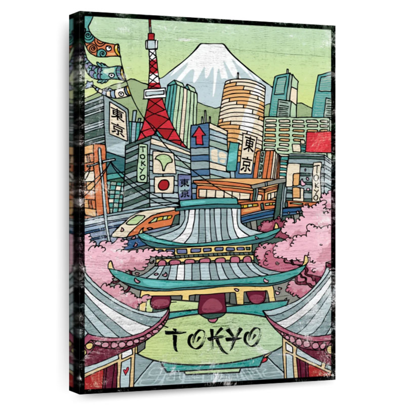 Imperial Tokyo, 51" H x 34" W