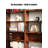 Elm Wood 6 Tier Open Bookcase