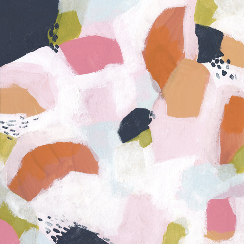 Confetti Currents I by June Erica Vess - Wrapped Canvas Painting, 122cm H x 122cm W  