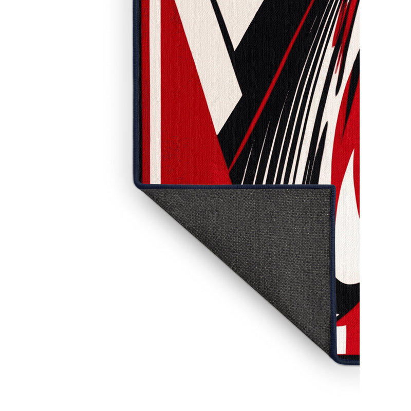 Ruby Reflection Rug, Square 4'