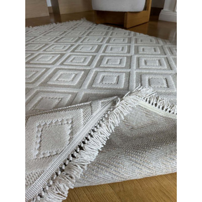 Tapis rectangulaire recto avec envers antidérapant