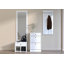 Framed Wall Mounted Overmantle Mirror in White