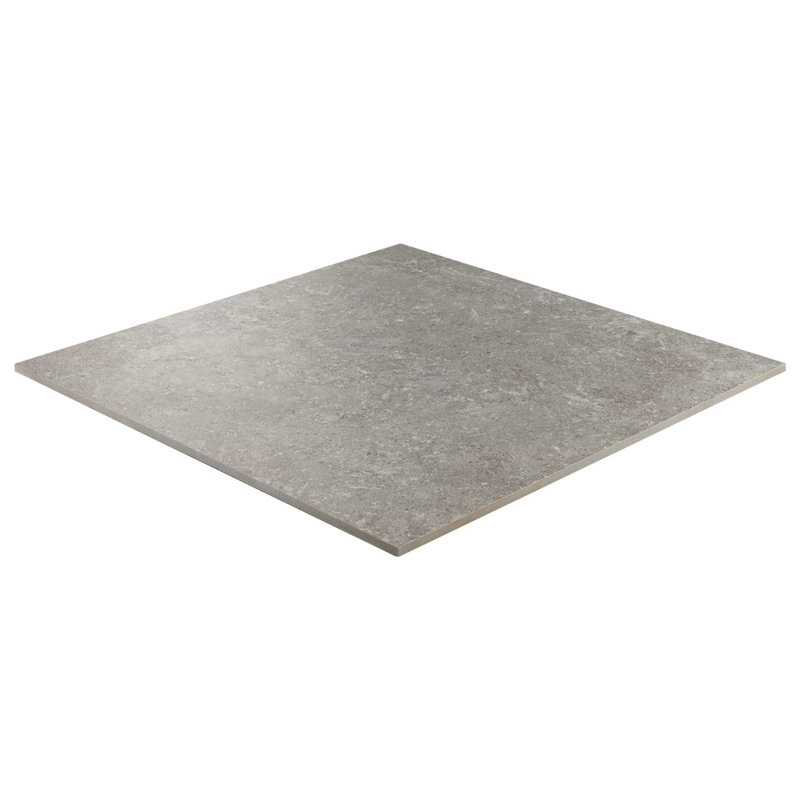 New Rock 24X24 Matte Porcelain Tile, Fossil Dark Gray