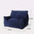 Velveteen Bean Bag Chair With Armrests-315315587