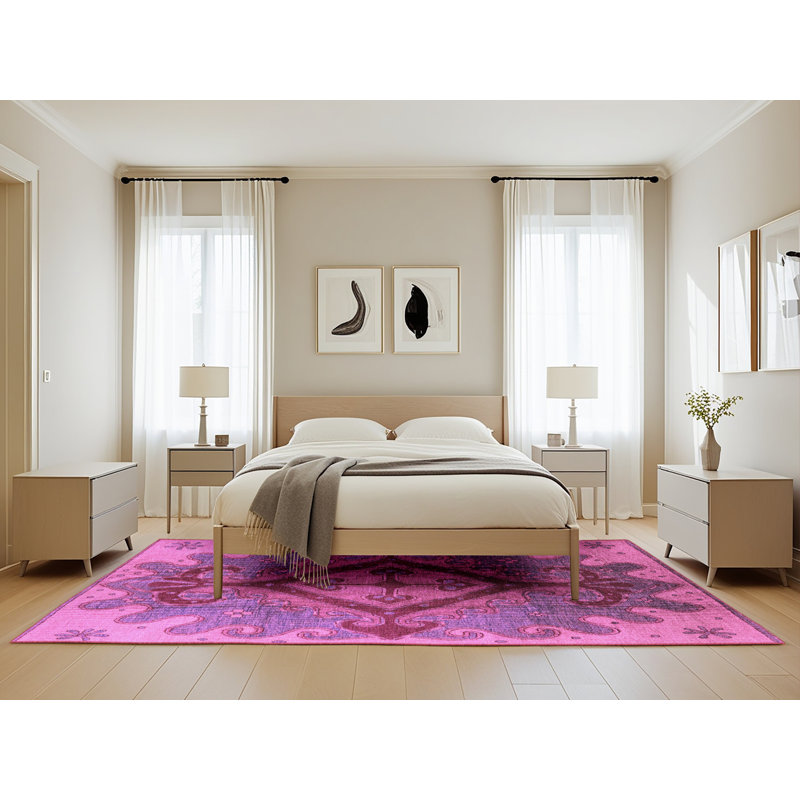 Oriental Indoor Rug, Rectangle 5' x 8'