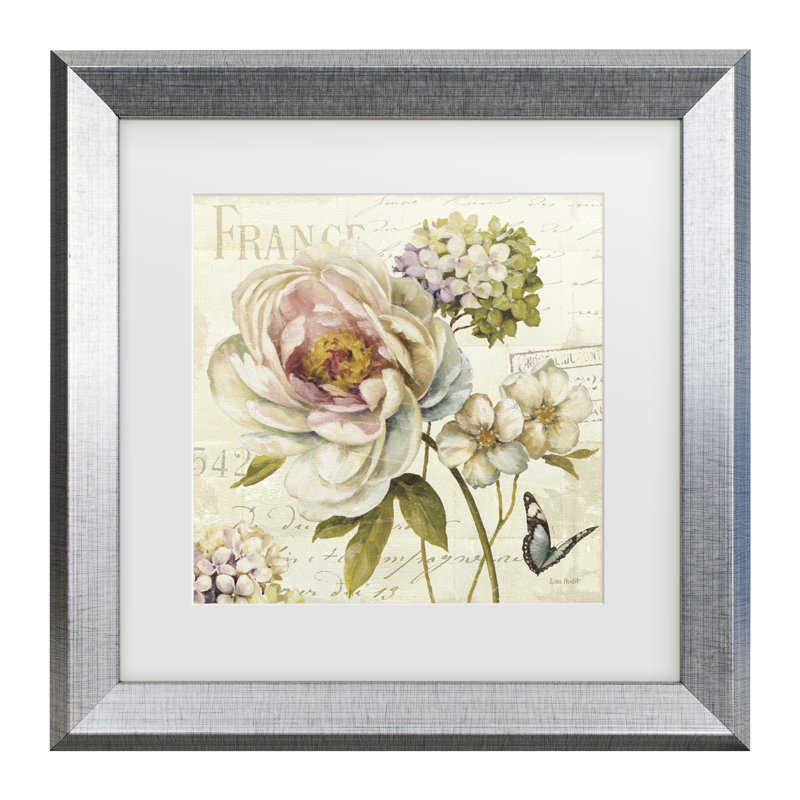 «Lisa De Marche III» par Lisa Audit, H 19,5 po x l 19,5 po x P 0,75 po, Argent