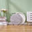 Deeley Small End Table with Storage Bag X-Shaped Cross-Leg Side Table Foldable Tray-2064531331