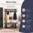 Pomona 48" Hall Tree with Open Storage, Slate Gray-1981361094