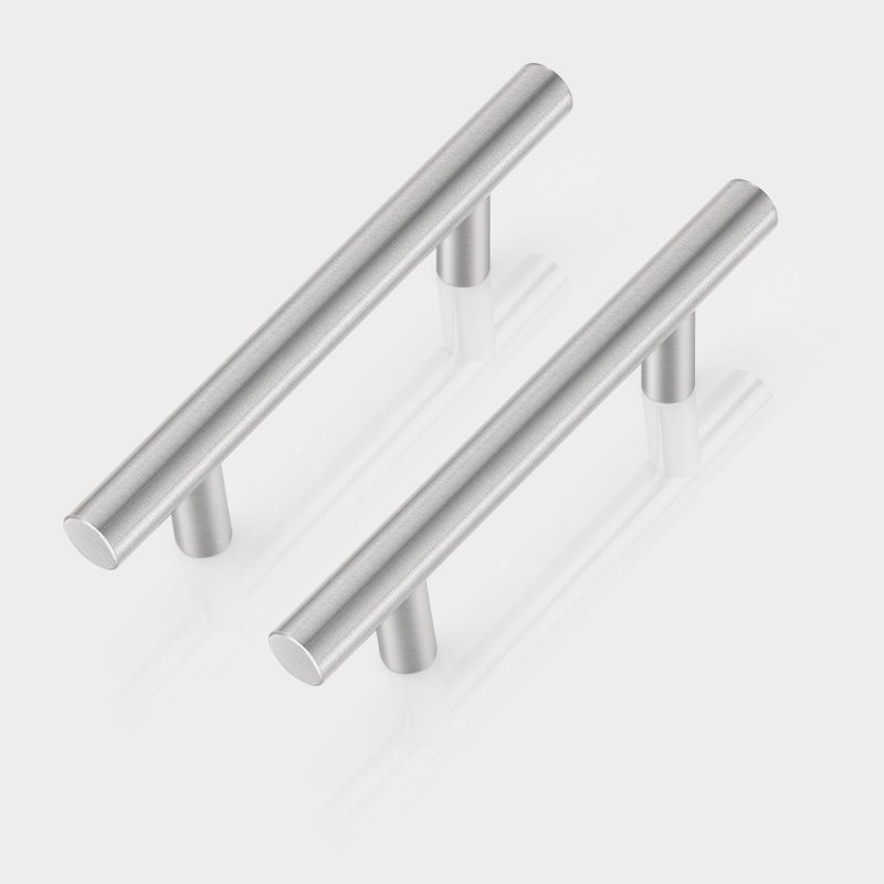 Bar Pull, 3 3/4", Satin Nickel