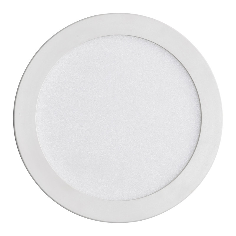 White Round Flat 3000k 4000k 5000k Integrated Led Flush Mount Ceiling Light Disk Light For Hallway Living Room