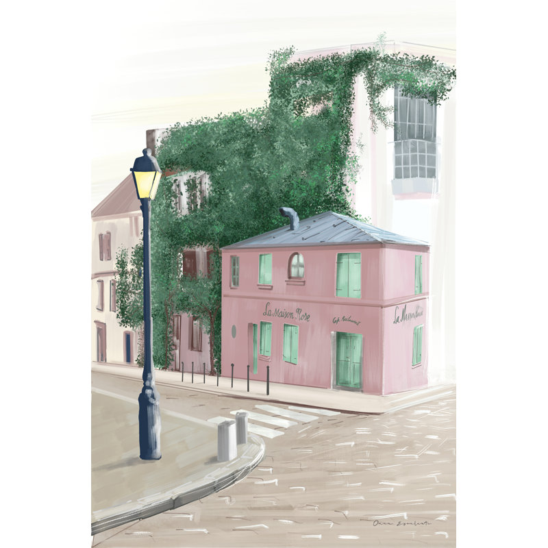 " Montmartre Paris " Painting Print, 18" H x 12" W