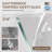 44"-48" W X 76" H Frameless Sliding Shower Door, Shower Screen, 5/16" (8Mm) Clear Tempered Glass With Explosion-Proof Film-125316933