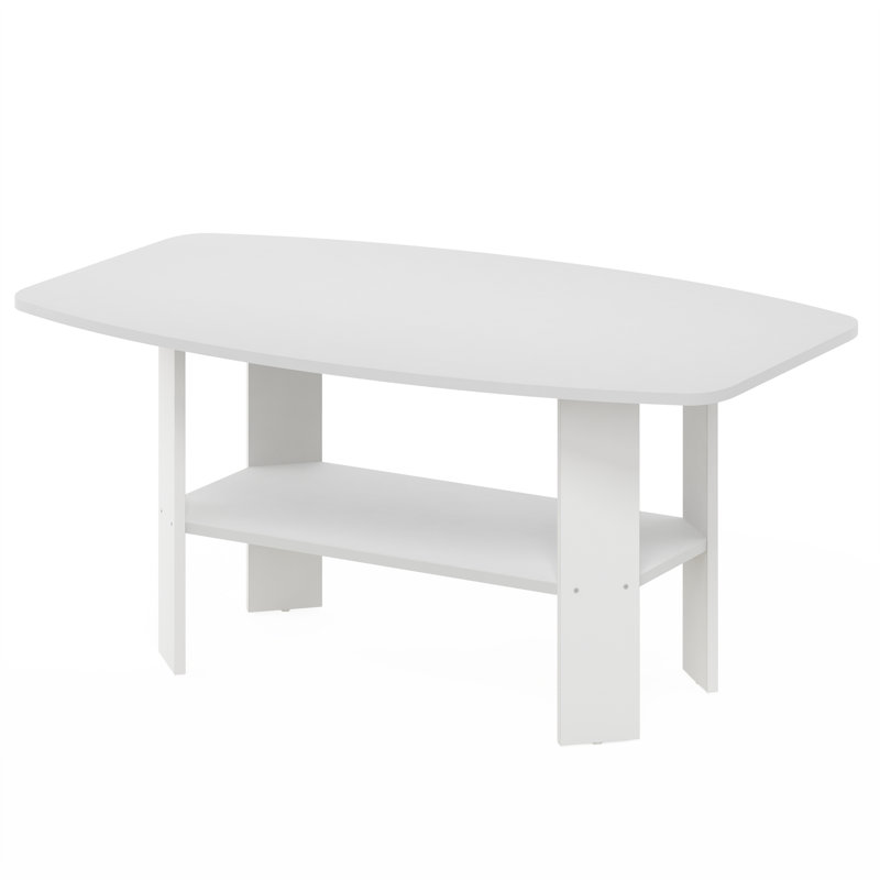 Sarwan Coffee Table with Storage, White, White
