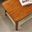 Table basse 47,25 "Mid-Century avec tablette tissée