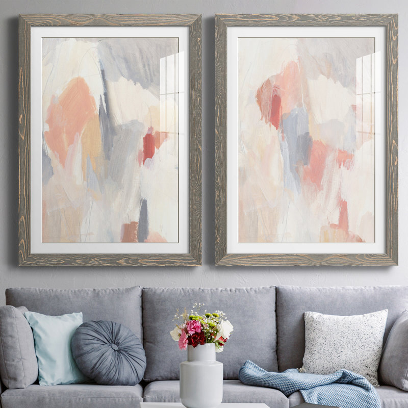 «Love Bomb», reproduction encadrée «Premium», H 31,5 po x l 47 po x P 1,5 po, Cadre en papier gris