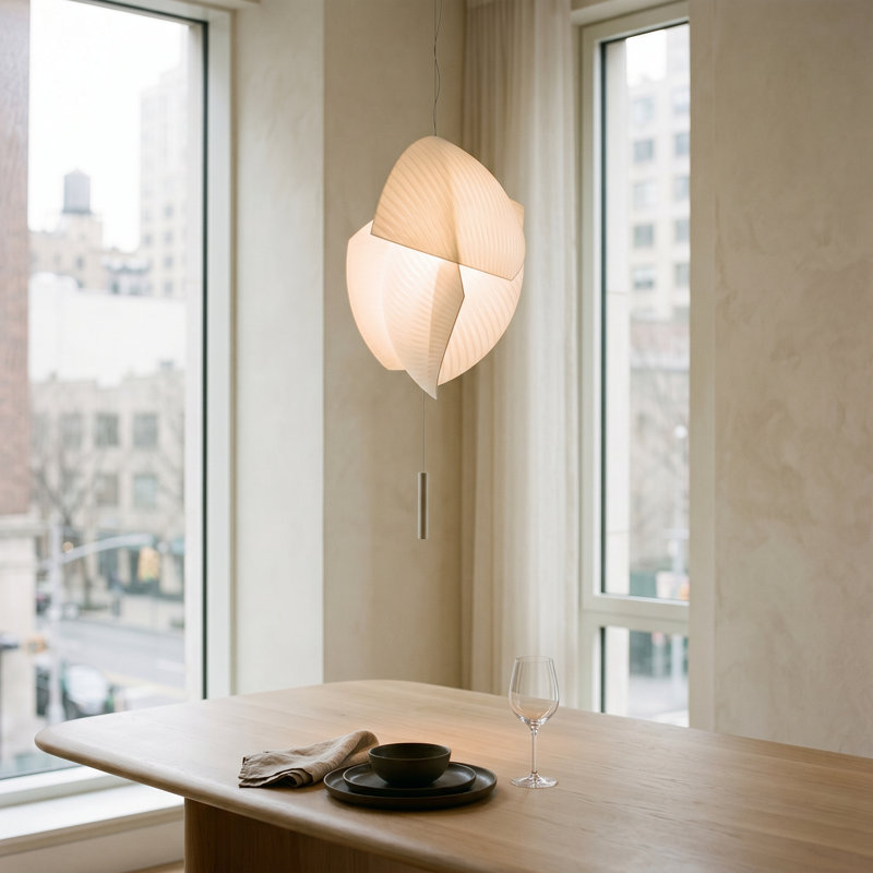 Luminaire suspendu Voiles 1, H 198 po x l 20 po x P 20 po