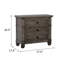 Table de chevet avec USB