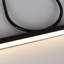 Luminaire suspendu linéaire noir en forme de U avec lampes suspendues modernes en forme de U