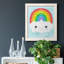 Rainbow Colors - cadre photo, impression sur toile-61354102-61354101