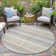 Machine Washable Indoor/Outdoor Xhevrie Gold Rug