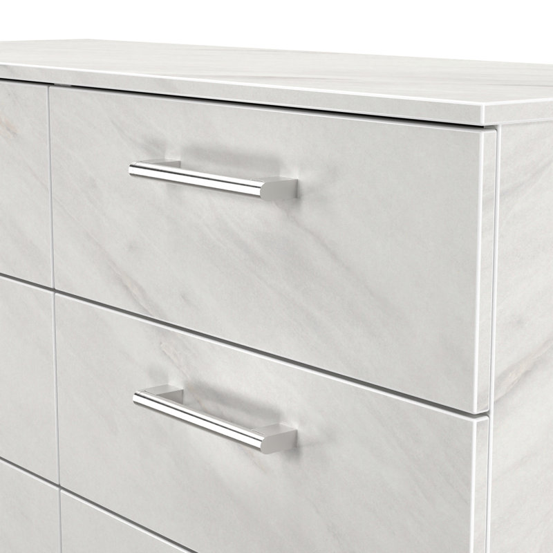 Beraud 110cm W 6 - Drawer Chest of Drawers