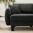 Boucle Fabric Convertible L Shape Sectional 4Seater Sofa Couch With Distinctive Shellshaped Armrests And Removable Ottoman,Cylindrical Legs Wrapped With Selffabric,Dark Grey  Color-1138584014-1138584001