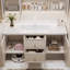 Armoire de salle de bain simple de style français-111042873