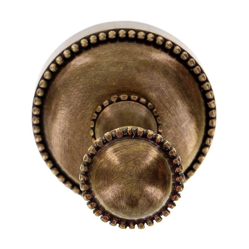 Sanzio Robe Hook, Antique Brass