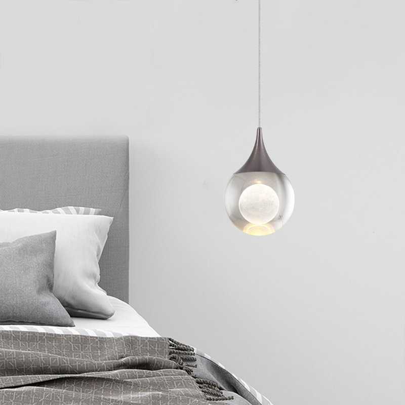 Lyken 1 - Light LED Single Pendant, Coffee Tricolor